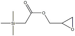 Trimethylsilylacetic acid oxiran-2-ylmethyl ester