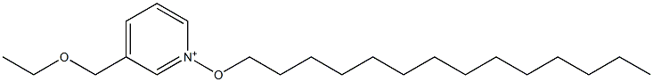 3-(Ethoxymethyl)-1-(tetradecyloxy)pyridinium,,结构式