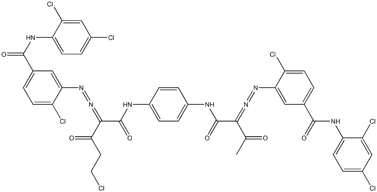 3,3'-[2-(Chloromethyl)-1,4-phenylenebis[iminocarbonyl(acetylmethylene)azo]]bis[N-(2,4-dichlorophenyl)-4-chlorobenzamide]