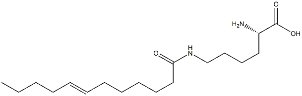 N6-(7-ドデセノイル)リシン 化学構造式