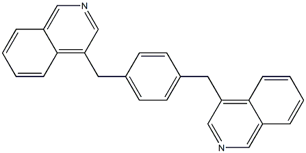 1,4-Bis(4-isoquinolylmethyl)benzene Structure