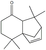 1,2,4a,5,6,7,8,8a-Octahydro-1,1,5,5-tetramethyl-2,4a-methanonaphthalen-8-one Struktur