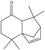 1,2,4a,5,6,7,8,8a-Octahydro-1,1,5,5-tetramethyl-2,4a-methanonaphthalen-8-one Structure