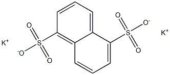 1,5-ナフタレンジスルホン酸二カリウム 化学構造式