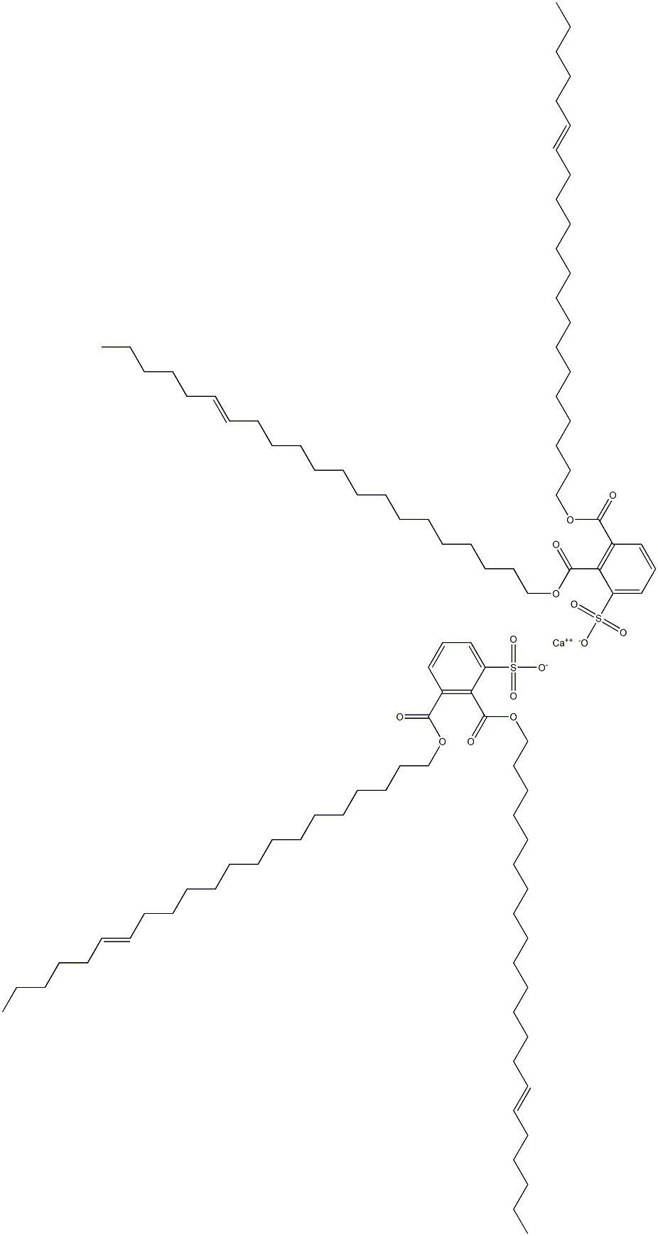 Bis[2,3-di(15-henicosenyloxycarbonyl)benzenesulfonic acid]calcium salt|