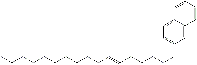 2-(6-Heptadecenyl)naphthalene,,结构式