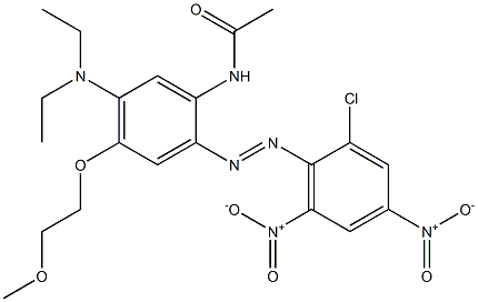  2'-[(2-Chloro-4,6-dinitrophenyl)azo]-5'-diethylamino-4'-(2-methoxyethoxy)acetanilide