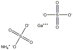 Ammonium gallium sulfate,,结构式