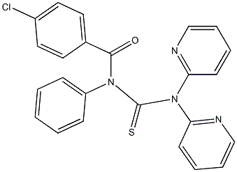  3,3-Di(2-pyridyl)-1-(4-chlorobenzoyl)-1-phenylthiourea