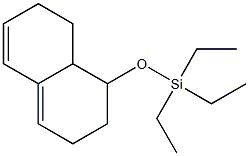 1-(Triethylsilyloxy)-1,2,3,7,8,8a-hexahydronaphthalene Structure