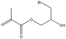 Methacrylic acid 2-hydroxy-3-bromopropyl ester Struktur