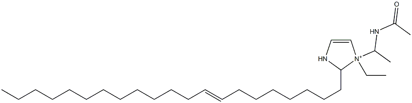 1-[1-(Acetylamino)ethyl]-1-ethyl-2-(8-henicosenyl)-4-imidazoline-1-ium Structure