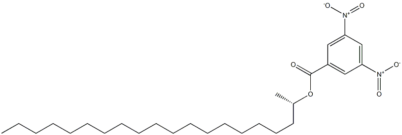 (+)-3,5-Dinitrobenzoic acid (S)-icosane-2-yl ester 结构式