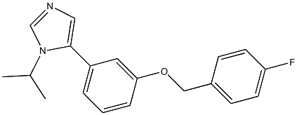 1-Isopropyl-5-[3-(4-fluorobenzyloxy)phenyl]-1H-imidazole