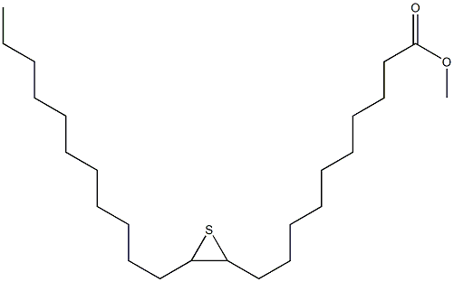 11,12-Epithiotricosanoic acid methyl ester Structure