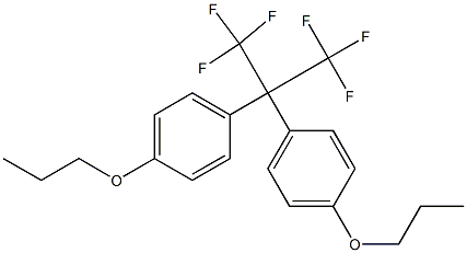  2,2-Bis[4-(propyloxy)phenyl]-1,1,1,3,3,3-hexafluoropropane
