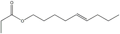 Propionic acid 5-nonenyl ester Struktur