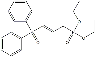 1-(Diphenylphosphinyl)-3-(diethoxyphosphinyl)-1-propene