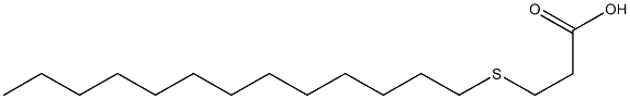 3-(Tridecylthio)propionic acid Structure