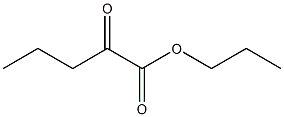 2-オキソペンタン酸プロピル 化学構造式