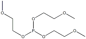 Phosphorous acid tris(2-methoxyethyl) ester Structure