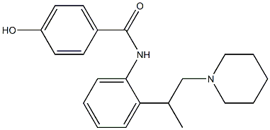 N-[2-(1-Methyl-2-piperidinoethyl)phenyl]-4-hydroxybenzamide