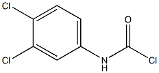 3,4-ジクロロフェニルカルバミド酸クロリド 化学構造式