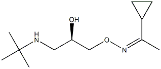  1-Cyclopropylethanone O-[(R)-3-(tert-butylamino)-2-hydroxypropyl]oxime