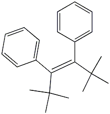 (Z)-3,4-Diphenyl-2,2,5,5-tetramethyl-3-hexene Structure