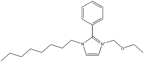 1-Octyl-2-phenyl-3-[(ethoxy)methyl]-1H-imidazol-3-ium|