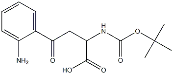 4-(2-Aminophenyl)-4-oxo-2-tert-butoxycarbonylaminobutyric acid Struktur