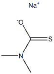 N,N-ジメチルチオカルバミド酸ナトリウム 化学構造式