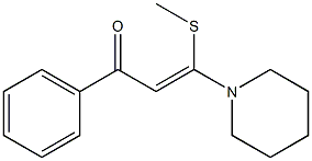 (Z)-3-(Methylthio)-3-piperidino-1-phenyl-2-propen-1-one