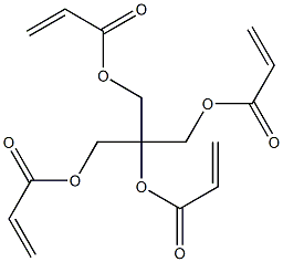 Trisacrylic acid 2-(acryloyloxymethyl)propane-1,2,3-triyl ester,,结构式