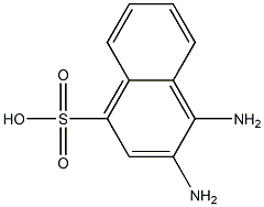 3,4-Diaminonaphthalene-1-sulfonic acid Structure