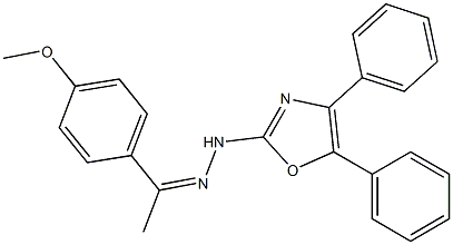 4'-Methoxyacetophenone (4,5-diphenyloxazol-2-yl)hydrazone