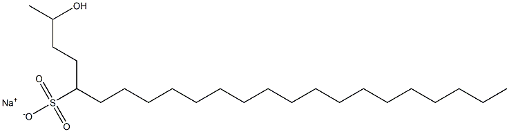 2-Hydroxytricosane-5-sulfonic acid sodium salt|