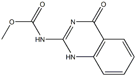 N-[(1,4-Dihydro-4-oxoquinazolin)-2-yl]carbamic acid methyl ester Structure