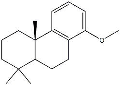 14-Methoxypodocarpa-8,11,13-triene Structure