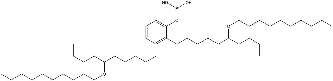 Phosphorous acid bis[6-(decyloxy)decyl]phenyl ester