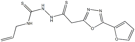  1-[5-(2-Furyl)-1,3,4-oxadiazol-2-ylthioacetyl]-4-(2-propenyl)thiosemicarbazide