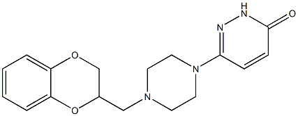 6-[4-[[(2,3-Dihydro-1,4-benzodioxin)-2-yl]methyl]piperazin-1-yl]pyridazin-3(2H)-one