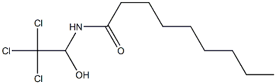 N-(2,2,2-Trichloro-1-hydroxyethyl)nonanamide Structure