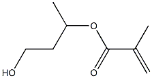 Methacrylic acid 1-methyl-3-hydroxypropyl ester 结构式