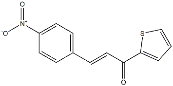 (E)-3-(4-Nitrophenyl)-1-(2-thienyl)-2-propen-1-one Structure
