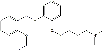 4-[2-[2-(2-Ethoxyphenyl)ethyl]phenoxy]-N,N-dimethylbutan-1-amine|