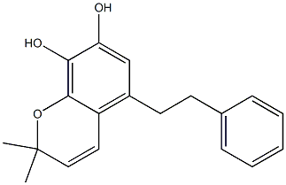 7,8-Dihydroxy-2,2-dimethyl-5-(2-phenylethyl)-2H-1-benzopyran