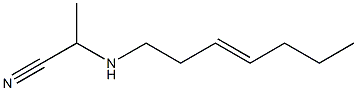  N-(1-Cyanoethyl)-3-heptenylamine