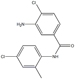 3-Amino-4,4'-dichloro-2'-methylbenzanilide 结构式