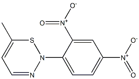 2-(2,4-Dinitrophenyl)-6-methyl-2H-1,2,3-thiadiazine,,结构式